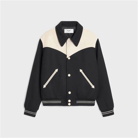 celine cropped jacket|Celine homme teddy jacket.